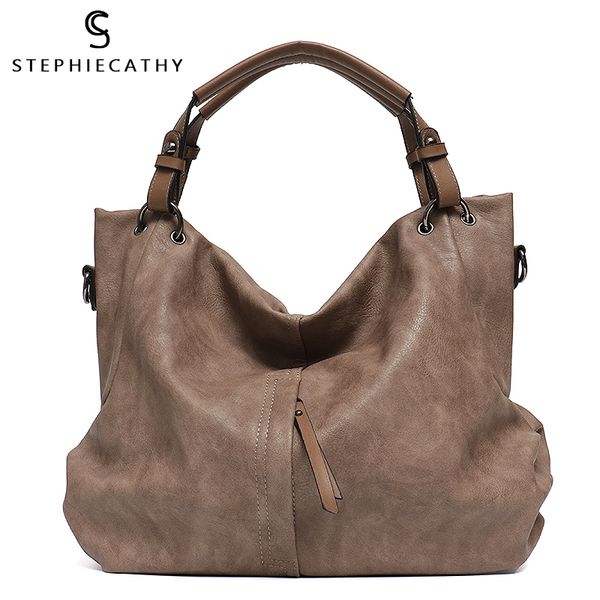 

sc big casual soft tote сумки плеча для женщин большой vegan кожа молния женский hobo высокого качества роскошный дизайн purseshandbag