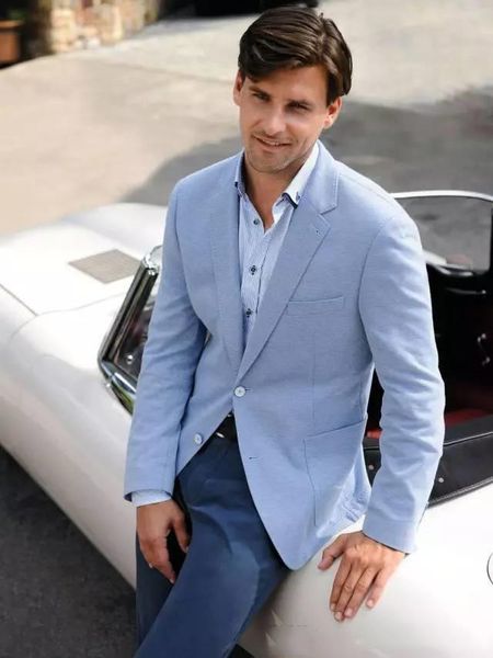 

wedding men suits two pieces (blazer+pant) bridegroom wear with notched lapel two buttons business casual suits for sale, Black;gray