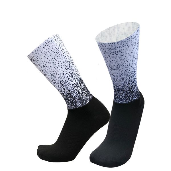 

team fast feet aero socks 2019 summer brand cycling socks silicone seamless stitching bike, Black