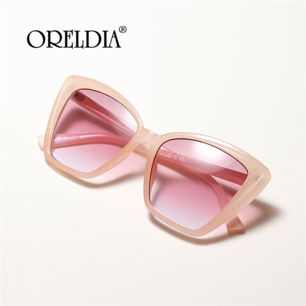 

sunglasses 2021 oversized cat eye women fashion pink colorful square sun glasses vintage men gafas, White;black