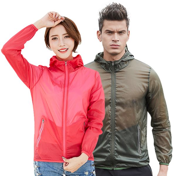 

loclimb outdoor ultra-thin anti-uv camping hiking jacket women men fishing trekking sport coats light waterproof jackets,am247, Blue;black