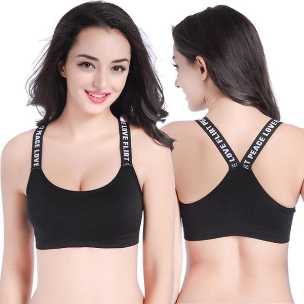 

gym clothing plus size seamless sports bra for women fitness yoga running crop push up sport bh brassiere, White;black