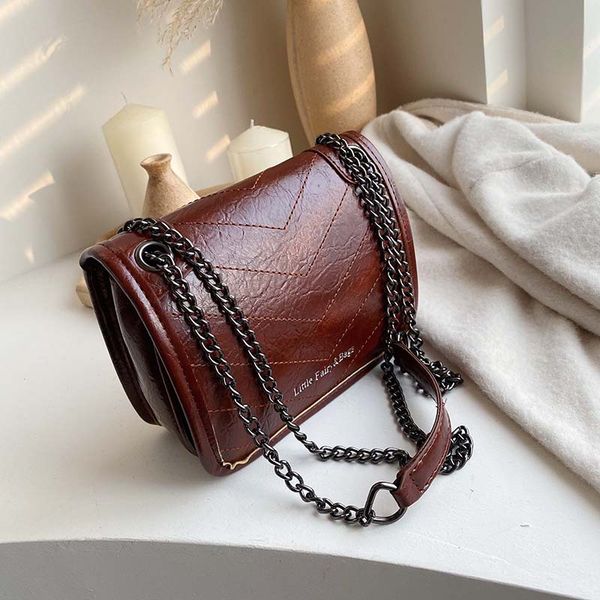 

women handbag 2019 new famous luxury designer brand retro chain crossbody messenger bag fashion embroidery line small square bag