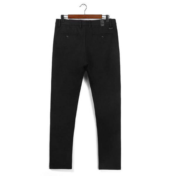 

2019 man casual pants slim fit mens dress pants formal business suit men dress plus size, White;black