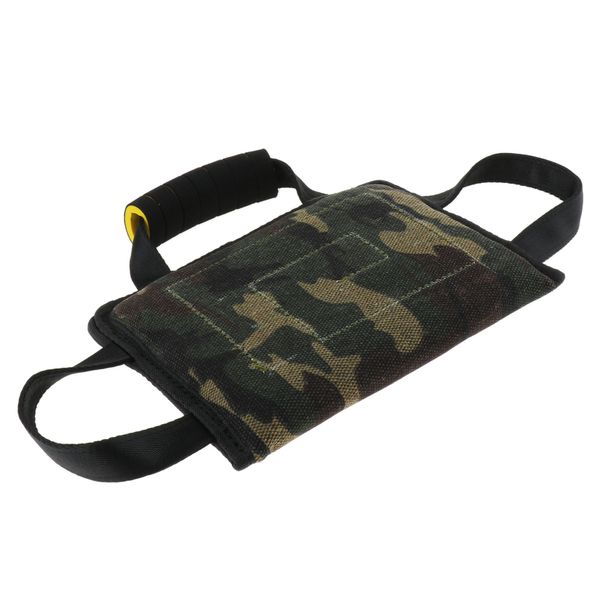 

dog agility equipment pillow pet dog training bite tug toy with 3 handles