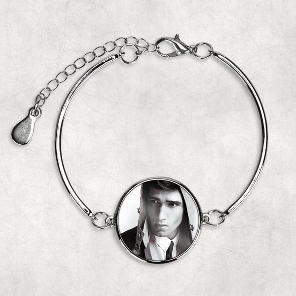 

фабио манчини персонализированные фото браслет фото ювелирные изделия фото браслет фото подарки мемориальный подарок, Golden;silver