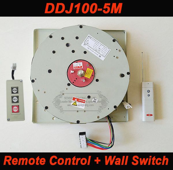 

2020 DDJ100-5м авто дистанционного управления люстра подъемник освещение подъемник электрическая лебедка свет подъемные системы лампы двигатель с переключателем стены