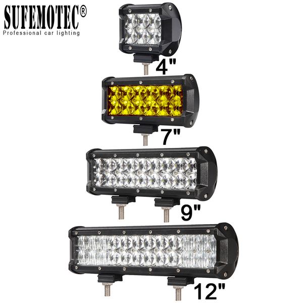 

4" 7" 9" 12" 15" 17 inch 5d offroad led light bar for 4x4 4wd trucks uaz atv boat spot flood beams 12v 24v suv foco