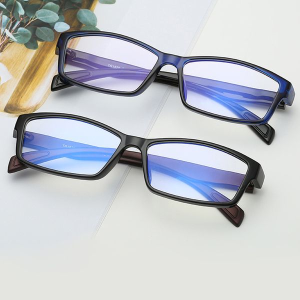 

tr90 glasses frame men myopia eye glass 2019 korean screwless optical frames eyewear computer glasses, Black