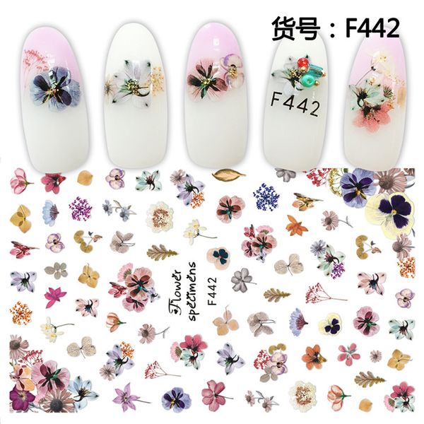 

peach blossom sketch flower feather slim p nail sticker decal, Black