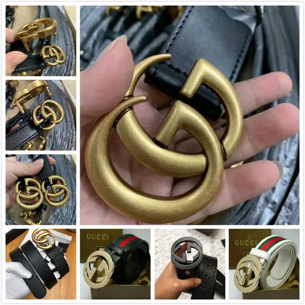 

selling new mens womens black belt genuine leather business belts pure color belt pattern buckle belt for with no box, Silver