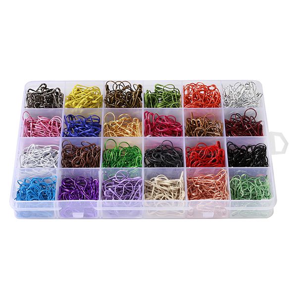 

1200pcs metal gourd pin/calabash pin/safety pins/bulb pin/bead needle pins/clothing tag pins diy home accessories, 24 colors, Black