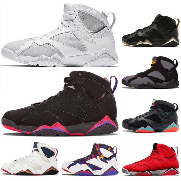 

2020 mens womens basketball shoes luxury racers 7 7s new gmp bordeaux reflective pure money z mist brand designer sneakers