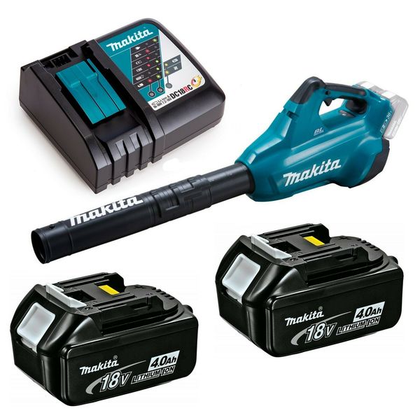 

Makita dub362z twin 18 v li ion lxt bru hle blower 2 x 4ah batterie charger
