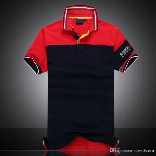 

высокое качество poloshirt мужчины с коротким рукавом топ рубашки поло мужские дизайнерские футболки брендовая одежда с коротким рукавом, White;black