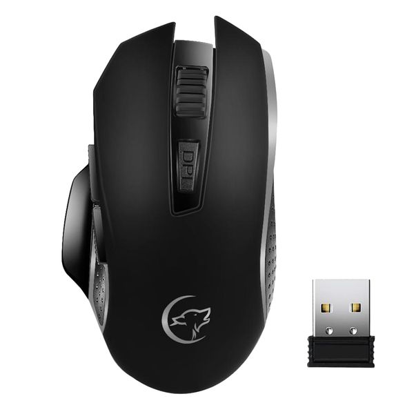 

2.4ghz wireless gaming mouse 6 key usb receiver lapcomputer battery mice