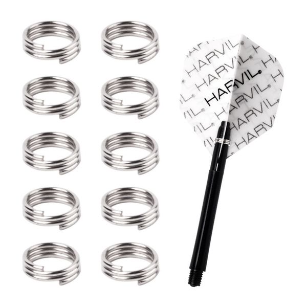 

100pcs professional dart shaft steel ring for nylon darts shafts dart accessories with good quality other golf products