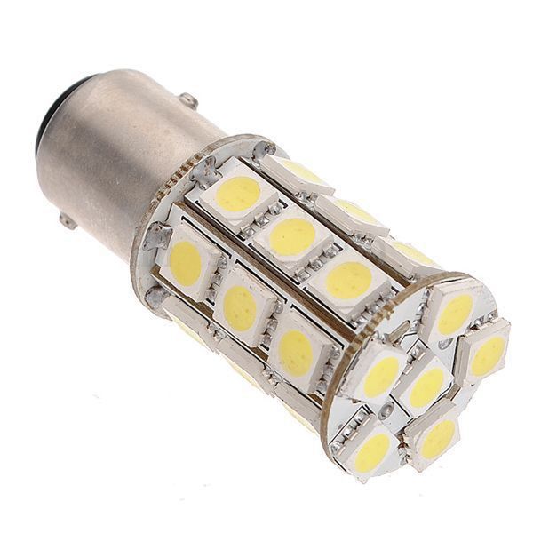 

4pcs 1157 bay15d p21/5w 27 smd car 12v led tail brake light bulb lamp white