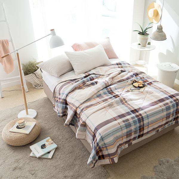 

100% cotton 150*200 cm/200*230 cm summer comforter duvet air conditioning comfortable sleeping cover quilt 5 style comforter