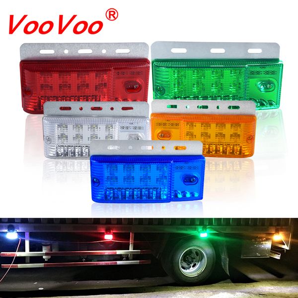 

1pcs led 24v trailer truck rear light brake stail turn indicator led lamp for car signal light truck ute boat white red blue