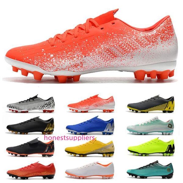 

2020 low heel vapors 12 academy cr7 ag-r men s soccer shoes neymar ronaldo outdoor soccer cleats world cup men football shoes football