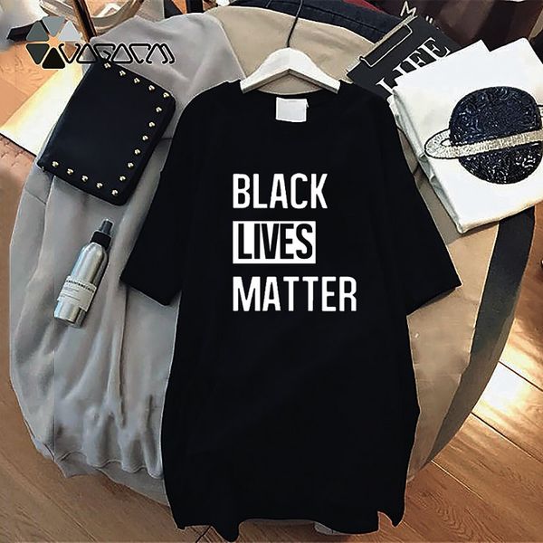 

black lives matter women dresses 2020 new arrival letter print clothing fashion outdoor streetwear for women wholesale, Black;gray