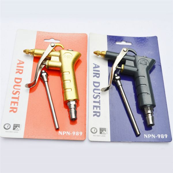 

new pneumat car air blowing gun blow dust clean tools air duster blow dust gun brush sprayer aluminum alloy car washer