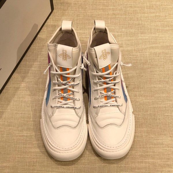 

waq11new limited edition french series high-end men s casual shoes, men s boots fashion sports shoes, original shoebox delivery 38-44, Black