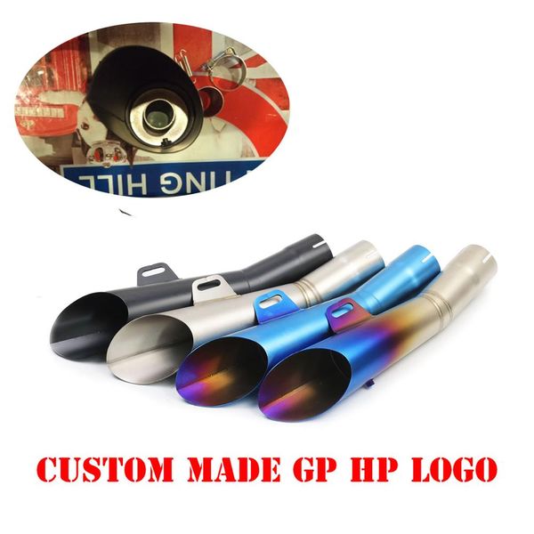 

51mm motorcycle exhaust hp gp pipe db killer muffler escape moto modified for akrapovic yamaha z750 mt03 er6n bike scooter