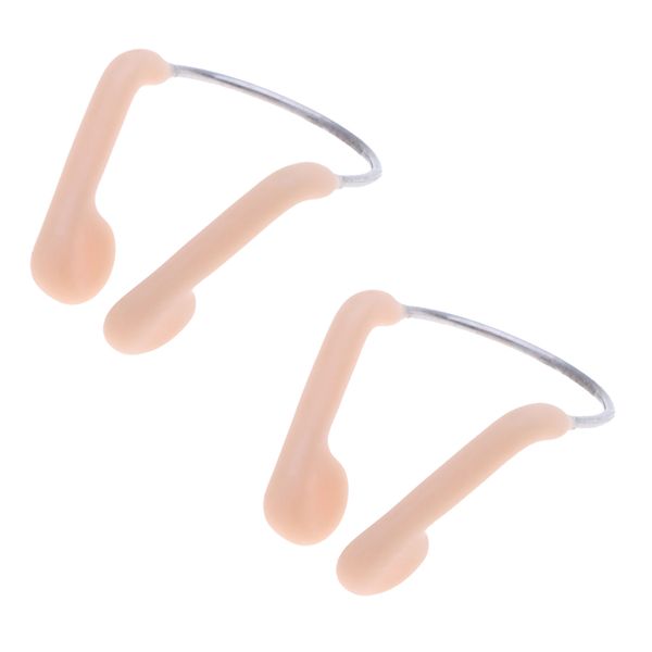 

2pcs adults diving swimming waterproof nose clips with box silicone