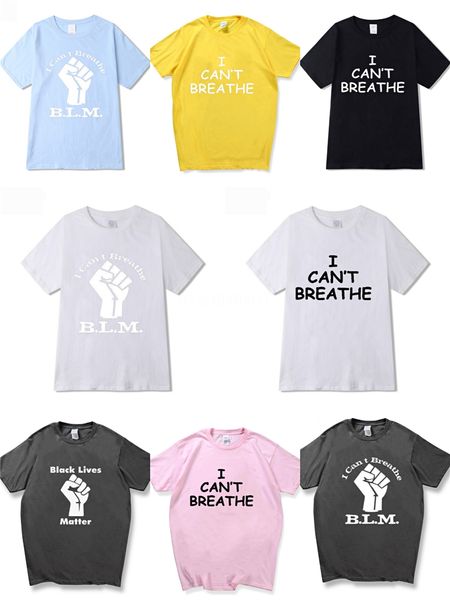 

i cant breathe2020 selling new men's designer t-shirt men's flower print black blue t-shirt hip hop t-shirt size m-3xl #91, White;black