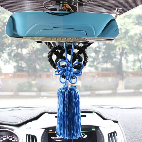 

jp junction produce black kin tsuna rope fusa kiku knots white tsuna rope for car mirror ornaments chinese mascot lucky charms