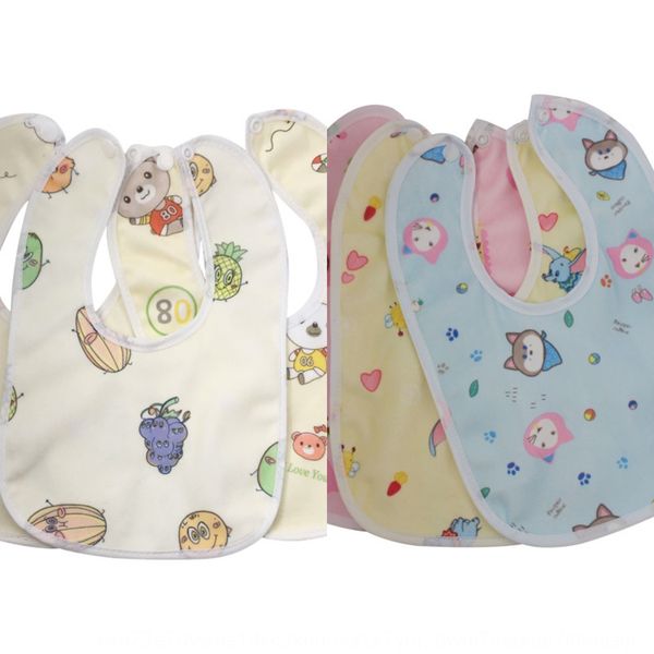

group-buying waterproof children's crystal saliva towel bib supermarket crystal super soft bib double-layer baby saliva towel