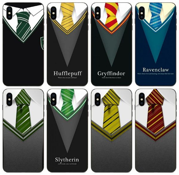 

[tongtrade] harry potter gryffindor tie logo hogwarts case for iphone 11 pro x xs max xr 8s 7s 6s plus samsung s10 5g huawei p9 redmi 3 case