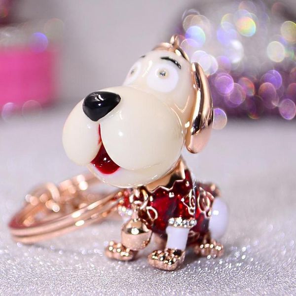

zodiac dog key chain couple key chain creative pendant cute fashion korea, Silver