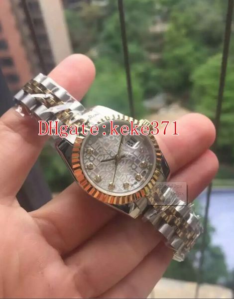 

9 colour elling wristwatches datejust two tones 31mm 36mm 278273 178274 126233 diamond mechanical automatic ladies women's watch watche, Slivery;brown