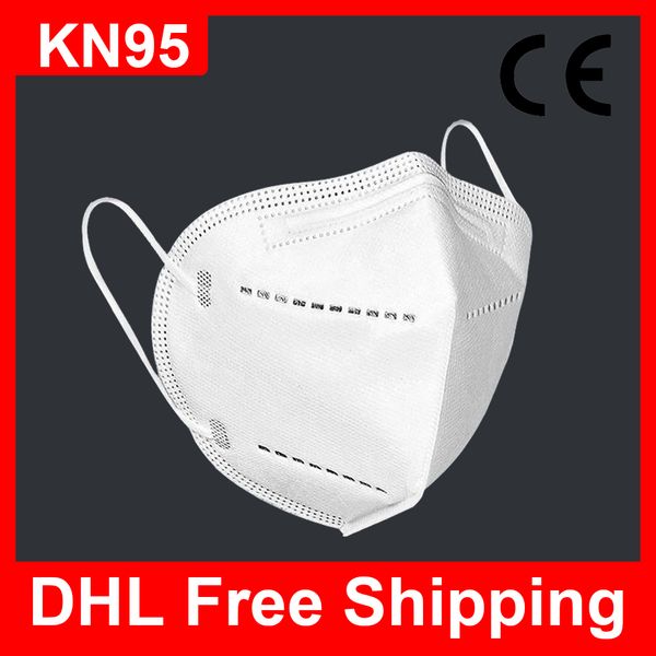 

in stock]dhl kn95 masks dust protective face mask mouth cover filter dustproof particulate respirator mask