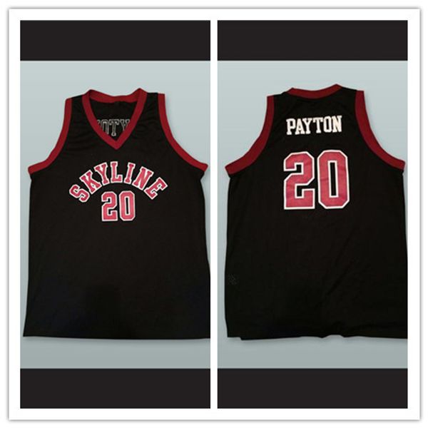 

Gary Payton 20 Skyline High School Basketball Jersey Black