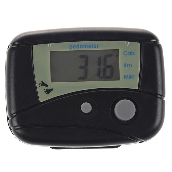 

lcd run step electronic digital pedometer walking calorie counter distance new