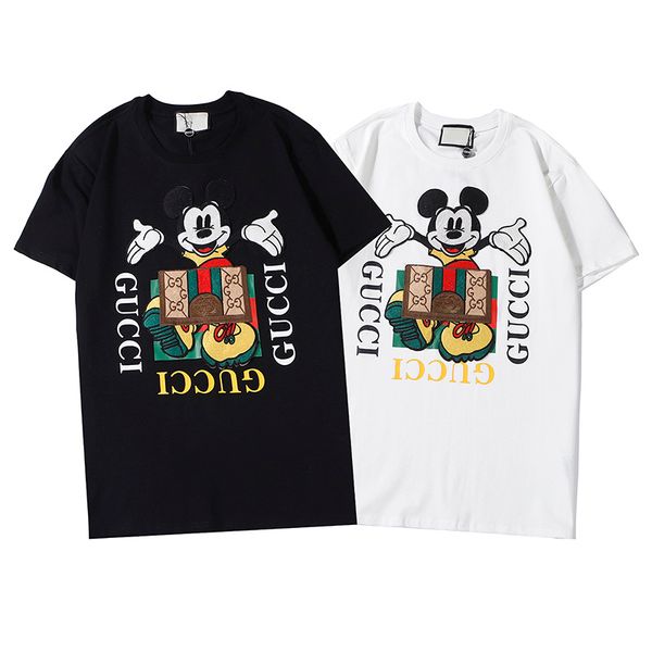 

2020 моделей взрыва футболки мужчин и женщин, с тем же самым способом печати с короткими рукавами черный белый хлопок футболка размер s-xxl, Blue