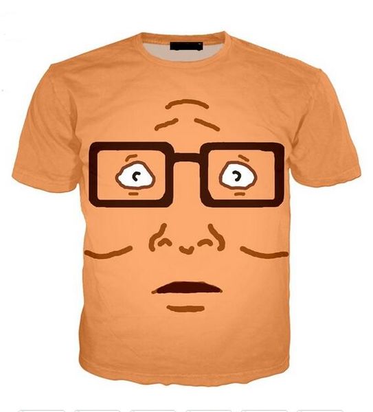 

new fashion mens / womans glasses for the elderly t shirt summer style funny 3d print casual t-shirt plus size aa0257, White;black