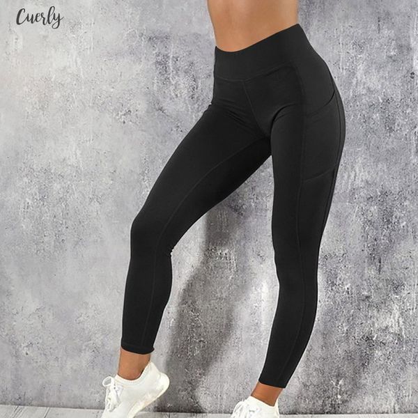 

leggings women polyester high waist push up elastic casual workout fitness pants bodybuilding leggins femme clothing, Black