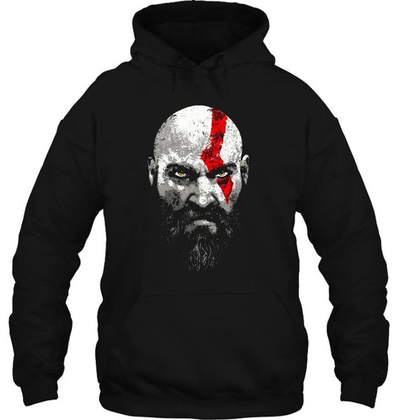 

men hoodie fashion god of war kratos women streetwear, Black