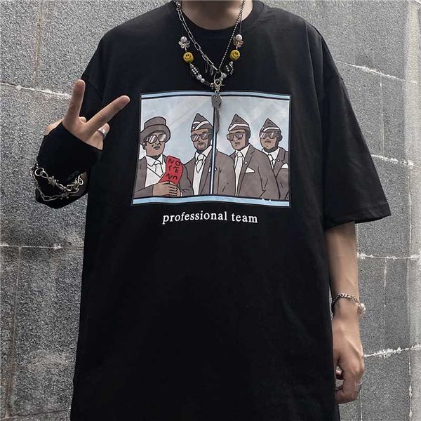 

мужчины женщины смешные meme graphic t shirt 90s tshirt harajuku ulzzang tee уличная корейская одежда топы hip hop, White;black