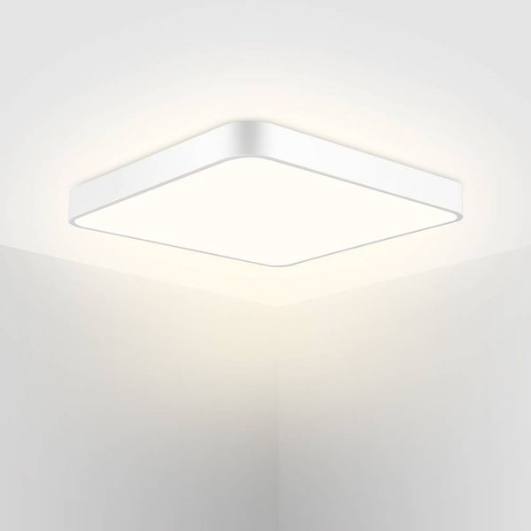 

1pcs 110v 500mm 36w led ultra-thin ceiling lamp square warm white light
