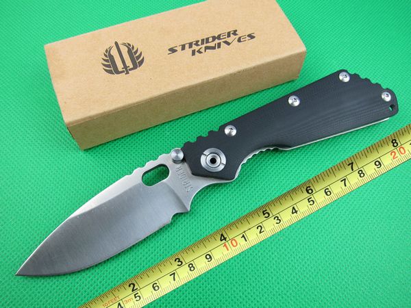 

Strider Folding Pocket Knives 56HRC 5CR13MOV Blade G10 Handle Survival Tactical Tool Outdoor gear Camping Hiking Hunting Knife P144Q F