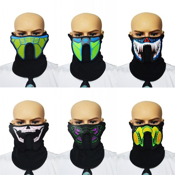 

party masks voice control luminescence face cover music festival dancing parties various festivals special mask selling 25ha l1
