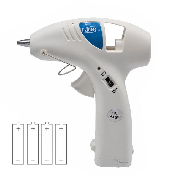 

10w melt professional glue gun tool practical cordless heating craft repair tools with 7pcs glue sticks
