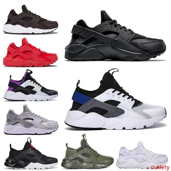 

huarache 1.0 4.0 mens womens running shoes triple white black red grey huaraches outdoor runner sport trainers sneakers