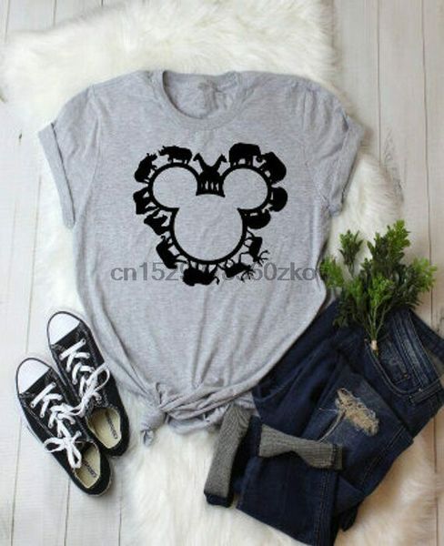 

animal kingdom mouse t shirt kawaii tees funny graphic tumblr graphic tshirt wom, White;black